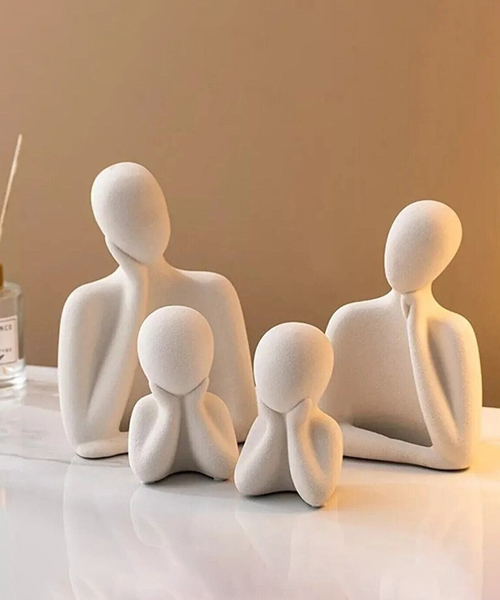 Lesen Familie Regal Skulptur